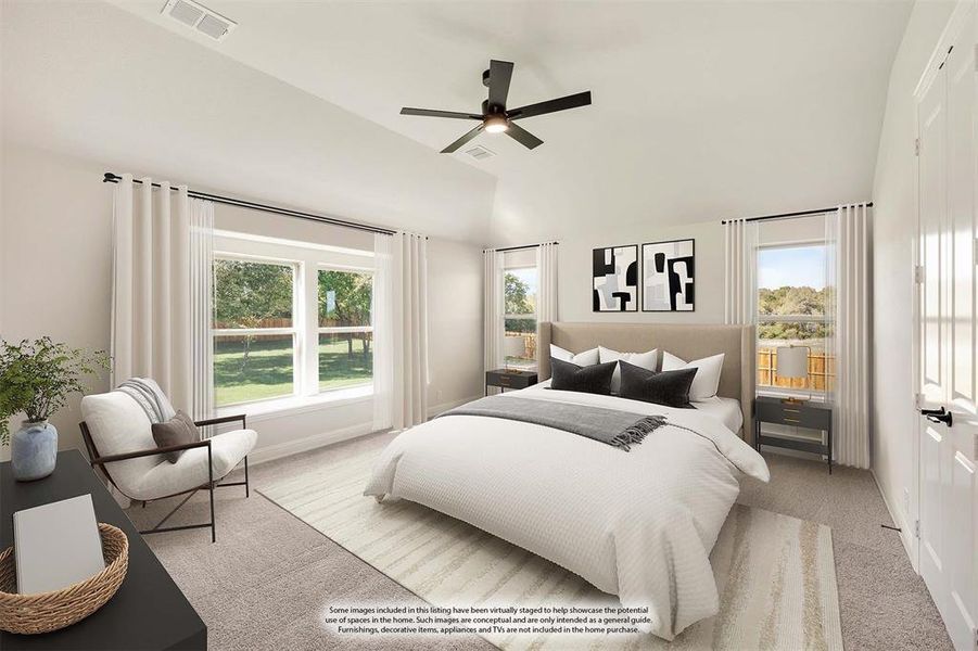 Furnished interior view inside a new home in Crystal Lake Estates, Red Oak (Image 11). Furnished interior view inside a new home in Crystal Lake Estates, Red Oak (Image 11).
