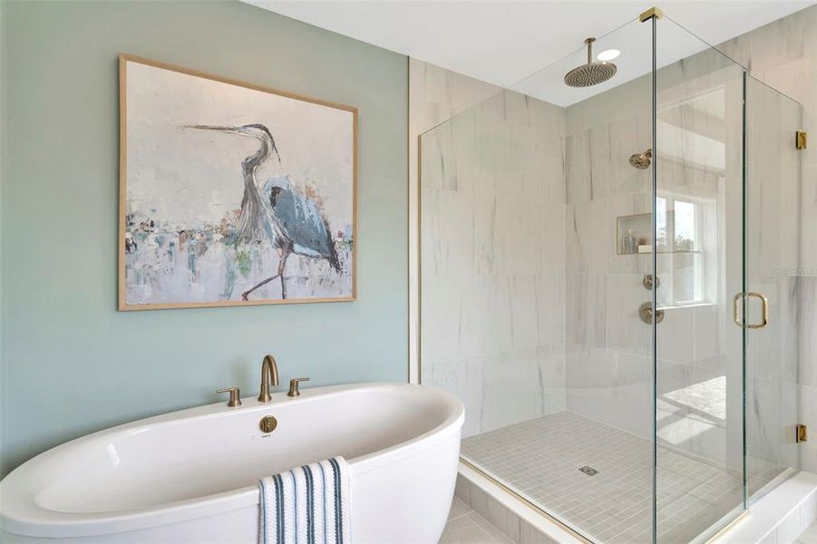 Furnished interior view inside a new home in Primrose at Longleaf, New Port Richey (Image 20).