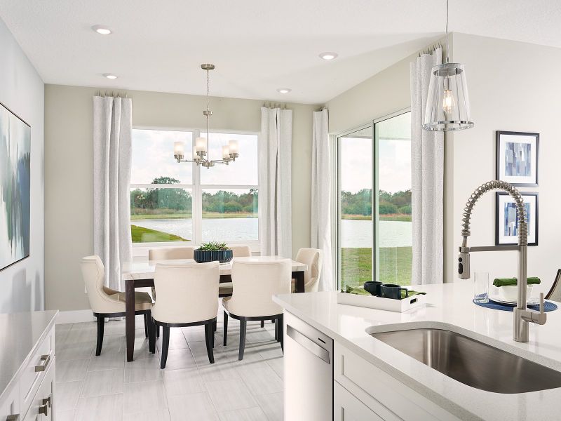 Furnished interior view inside a new home in Ridgehaven - Reserve Series, Ormond Beach (Image 6). Furnished interior view inside a new home in Ridgehaven - Reserve Series, Ormond Beach (Image 6).