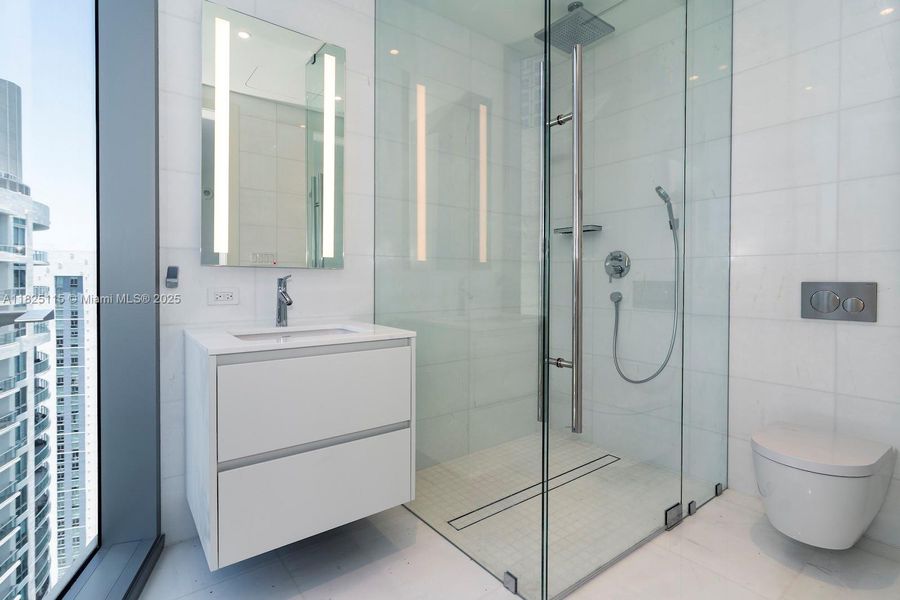 Furnished interior view inside a new home in Aston Martin Residences, Miami (Image 16).