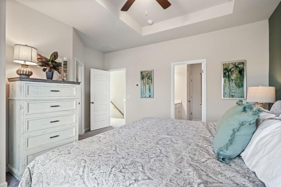 Furnished interior view inside a new home in The Andros, Dalton (Image 12).