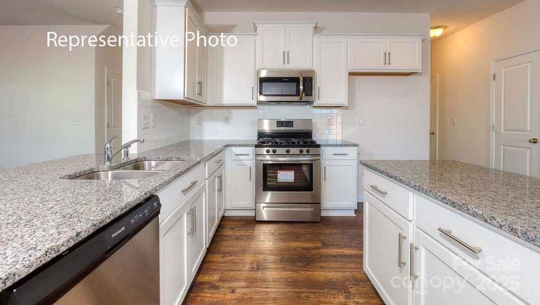 Furnished interior view inside a new home in Secrest Commons, Monroe (Image 3).