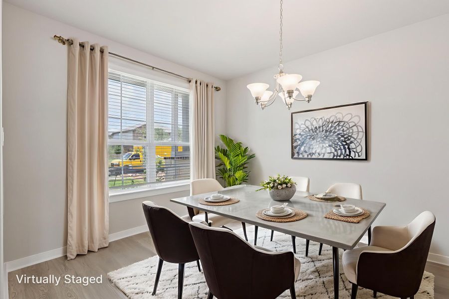 Furnished interior view inside a new home in Kingdom Heights, Rosenberg (Image 4).