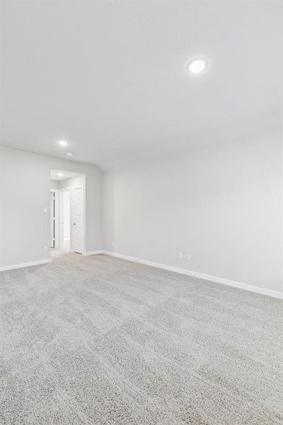 Game Room in the Haylee home plan by Trophy Signature Homes - REPRESENTATIVE PHOTO