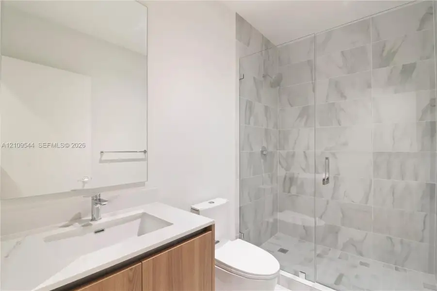 Furnished interior view inside a new home in , Miami (Image 6).