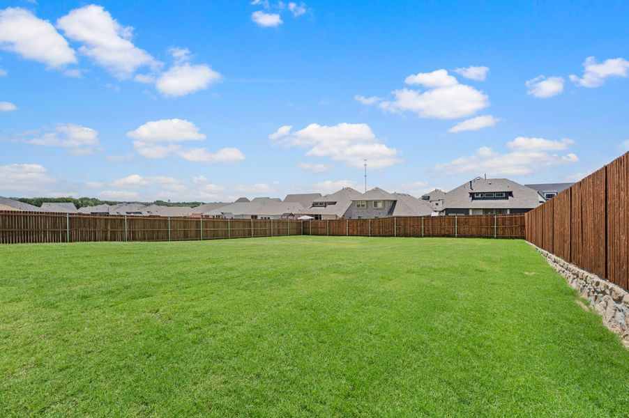 Exterior details and patio area of a home in Parks of Aledo, Aledo (Image 26).
