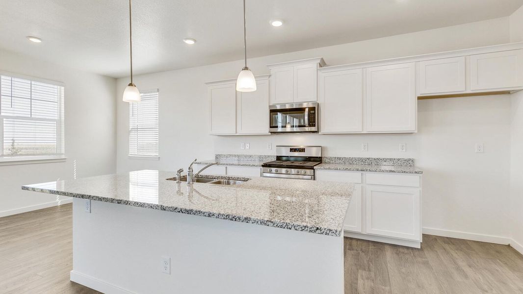 Furnished interior view inside a new home in Silver Peaks, Lochbuie (Image 5). Furnished interior view inside a new home in Silver Peaks, Lochbuie (Image 5).