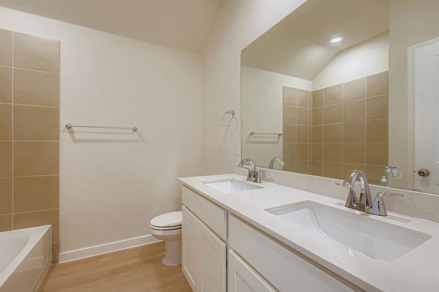 Furnished interior view inside a new home in Summerwood Estates, Red Oak (Image 11).