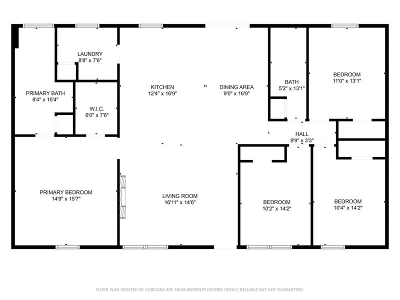 2D floor plan layout of this home in , Point Blank, TX (Image 3).