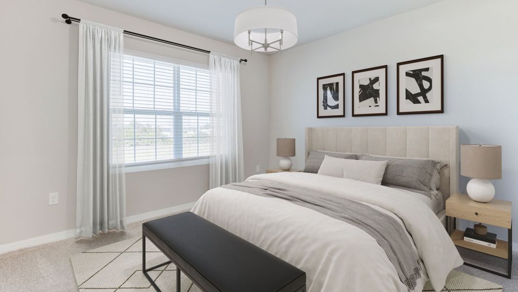 Furnished interior view inside a new home in Palmetto Landing at Babcock Ranch Express, Punta Gorda (Image 11). Furnished interior view inside a new home in Palmetto Landing at Babcock Ranch Express, Punta Gorda (Image 11).