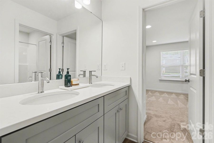 Furnished interior view inside a new home in , Charlotte (Image 8).