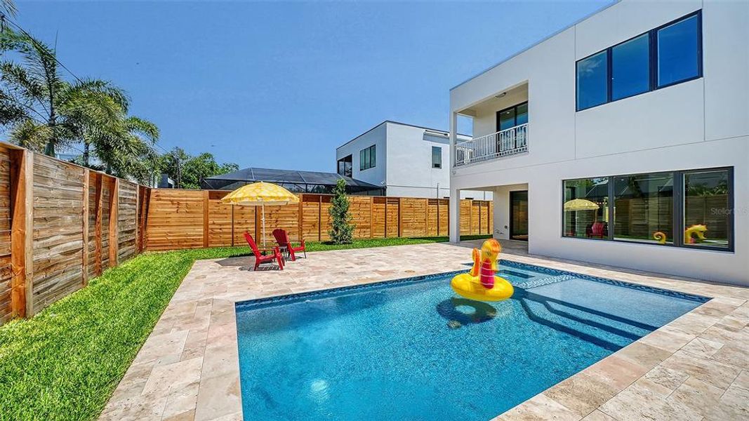 Exterior details and patio area of a home in , Sarasota (Image 35).