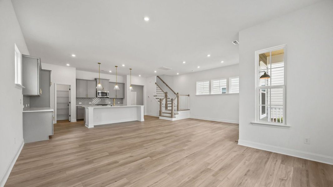 The Brentwood by DRB Homes at Miller Farm in Charlotte NC - Living Area