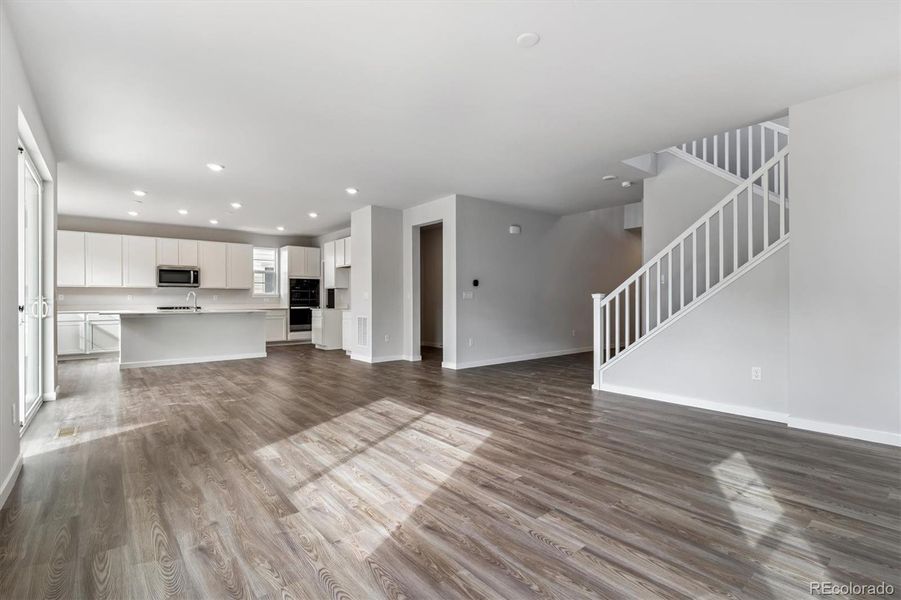 Spacious, unfurnished interior of a new home in Floret Collection at Parkdale Commons, Lafayette (Image 19).