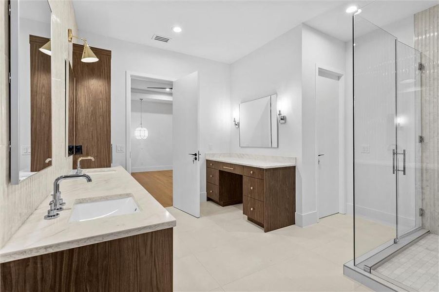 Furnished interior view inside a new home in , Sugar Hill (Image 47).