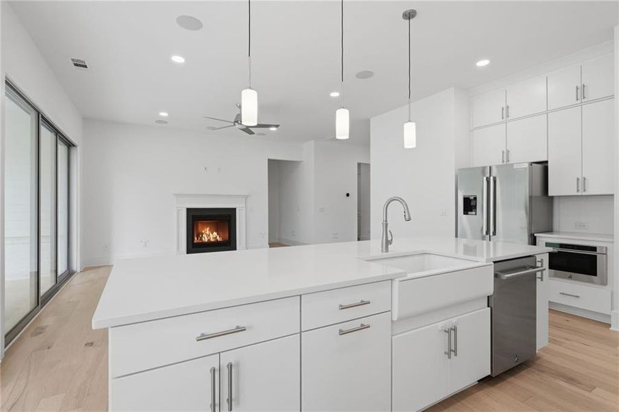 Furnished interior view inside a new home in , Cumming (Image 9).
