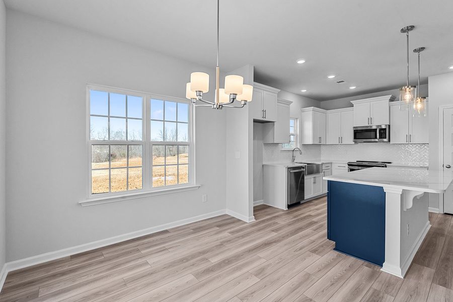 Furnished interior view inside a new home in Fieldstone, Lexington (Image 12).