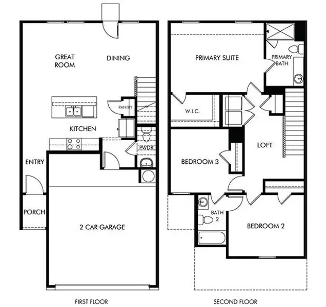 View of home floor plan