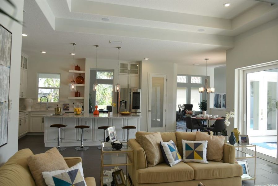 Furnished interior view inside a new home in Toscana, Palm Coast (Image 10).
