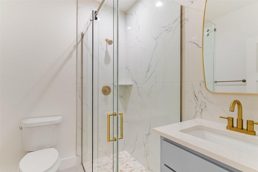 Furnished interior view inside a new home in , Cottonwood Shores (Image 17).