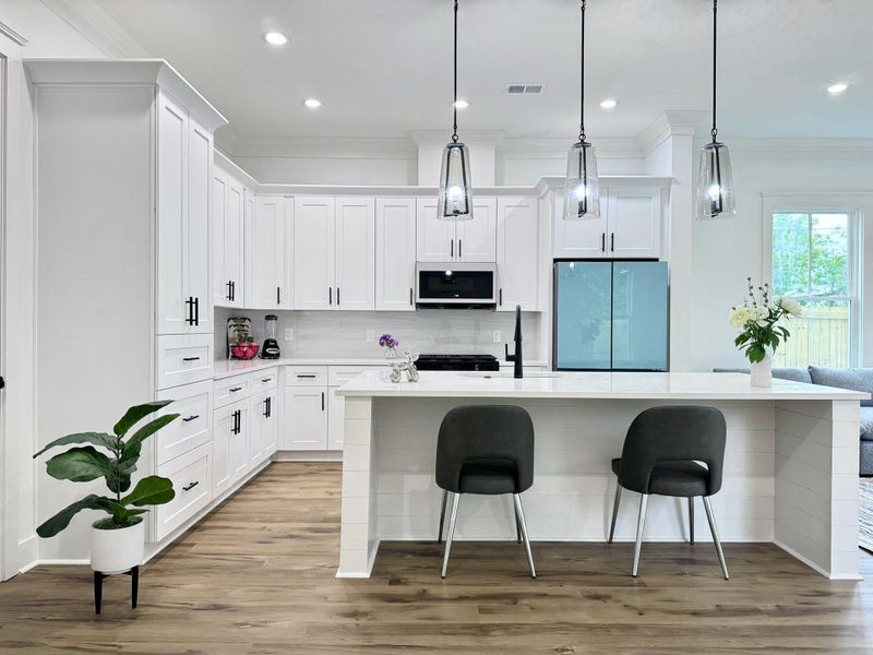 Furnished interior view inside a new home in , North Charleston (Image 8).