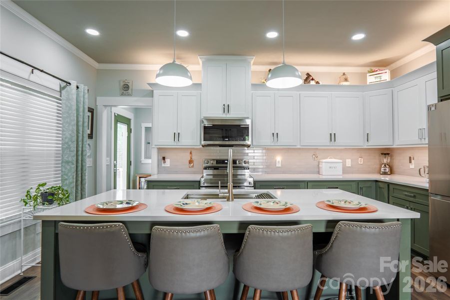 Furnished interior view inside a new home in , Ellenboro (Image 6).