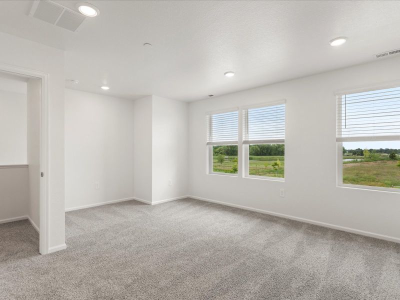 Spacious, unfurnished interior of a new home in Poudre Heights: The Meadow Collection, Windsor (Image 11).
