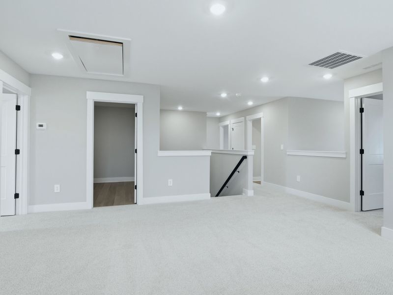 Spacious, unfurnished interior of a new home in Watkins Glen, Raleigh (Image 19).