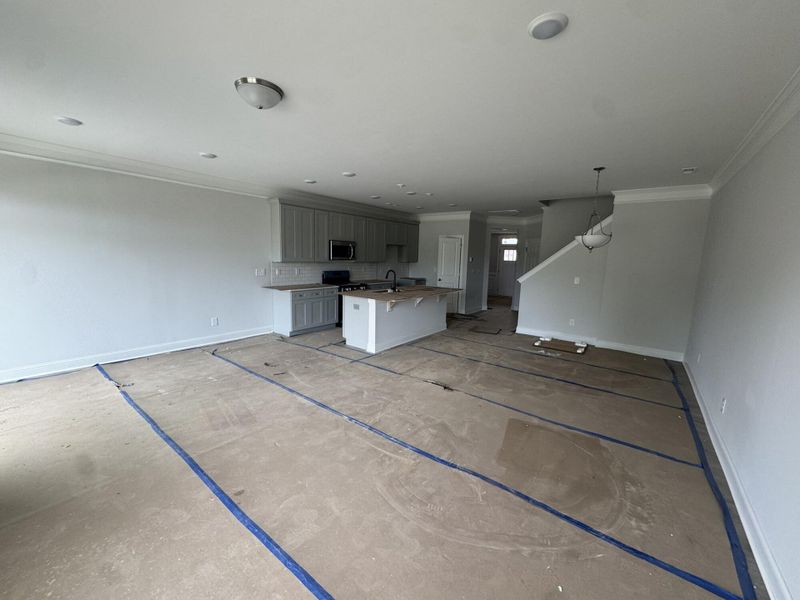 In-progress construction of a new home in Harrisburg Village Townhomes, Harrisburg, NC (Image 6).