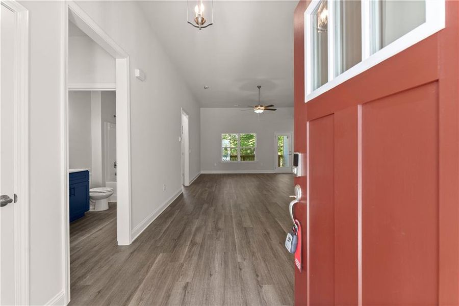 Spacious, unfurnished interior of a new home in Habersham Meadows, Demorest (Image 19).