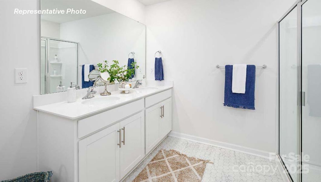 Furnished interior view inside a new home in Villages of Maiden, Maiden (Image 17).