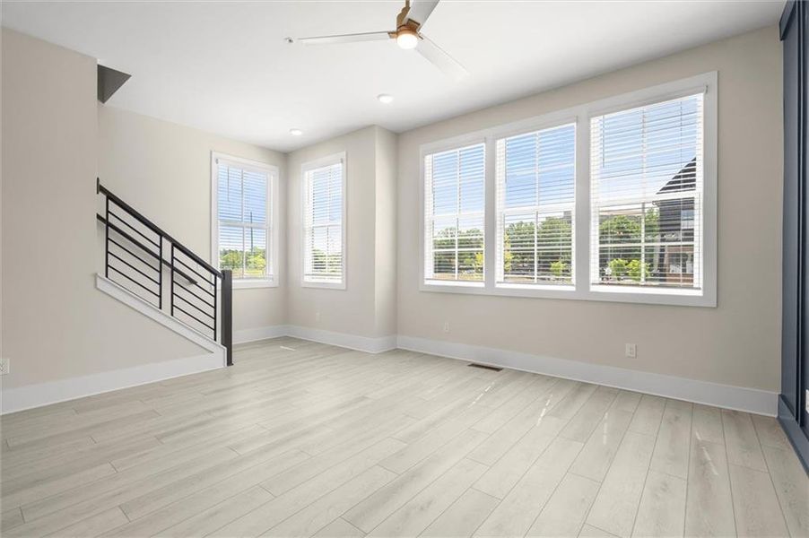 Spacious, unfurnished interior of a new home in The Gathering – Alpharetta, Alpharetta (Image 28).