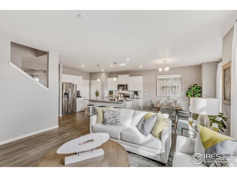 Furnished interior view inside a new home in Vantage, Berthoud (Image 3).