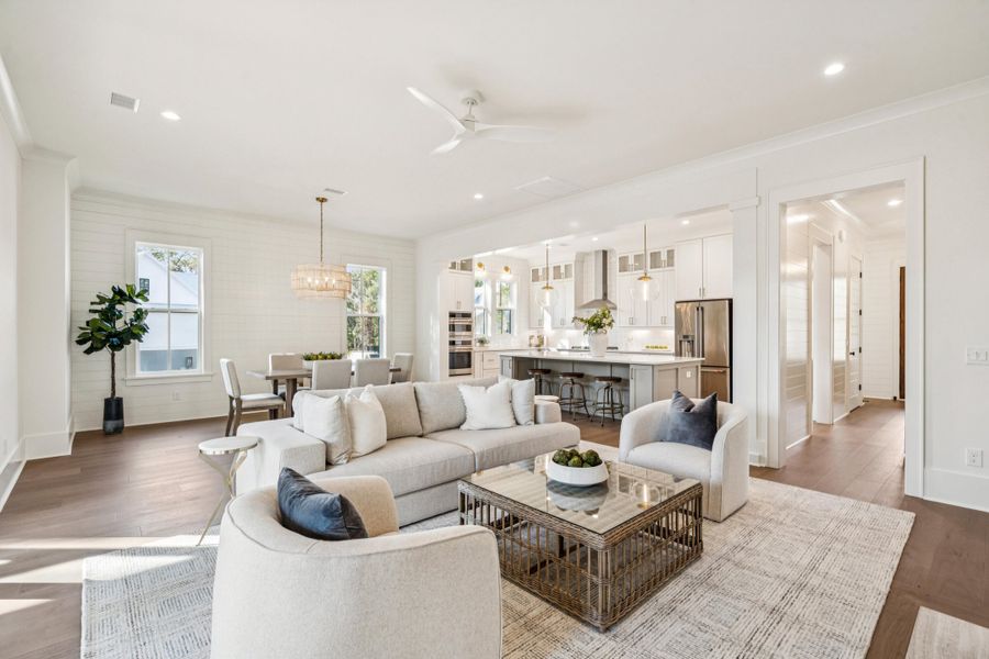 Furnished interior view inside a new home in , Johns Island (Image 14).