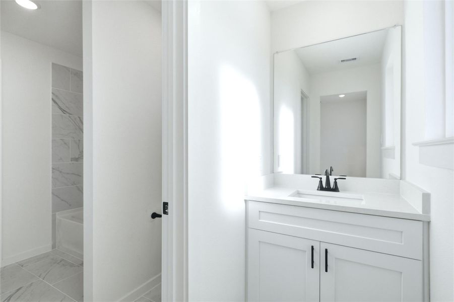 Furnished interior view inside a new home in Foxtail Palms, Manvel (Image 12).