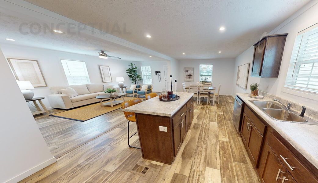 Furnished interior view inside a new home in , St. George (Image 4).