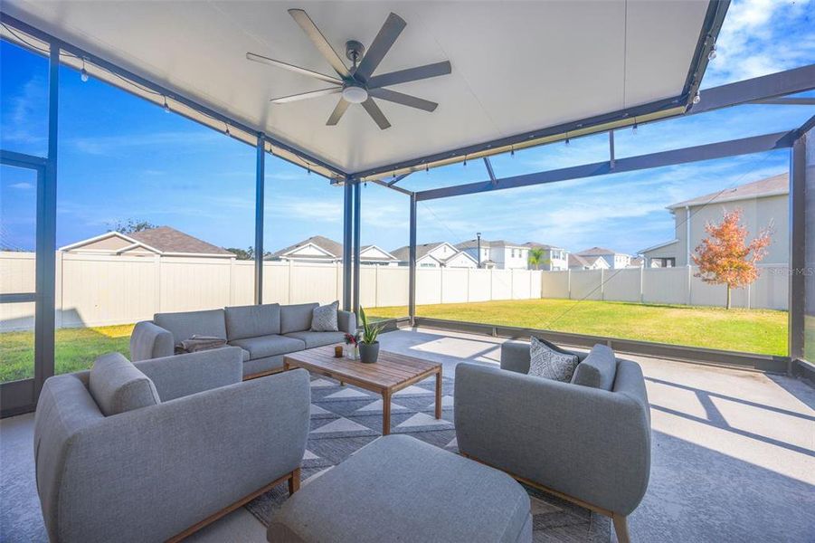 Exterior details and patio area of a home in Summerstone, Wesley Chapel (Image 3). Exterior details and patio area of a home in Summerstone, Wesley Chapel (Image 3).