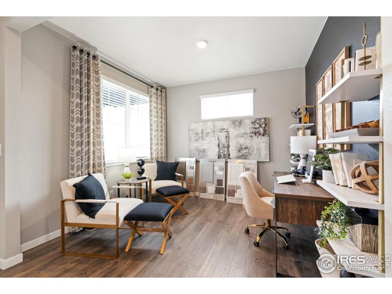 Furnished interior view inside a new home in Vista Meadows, Fort Lupton (Image 14).