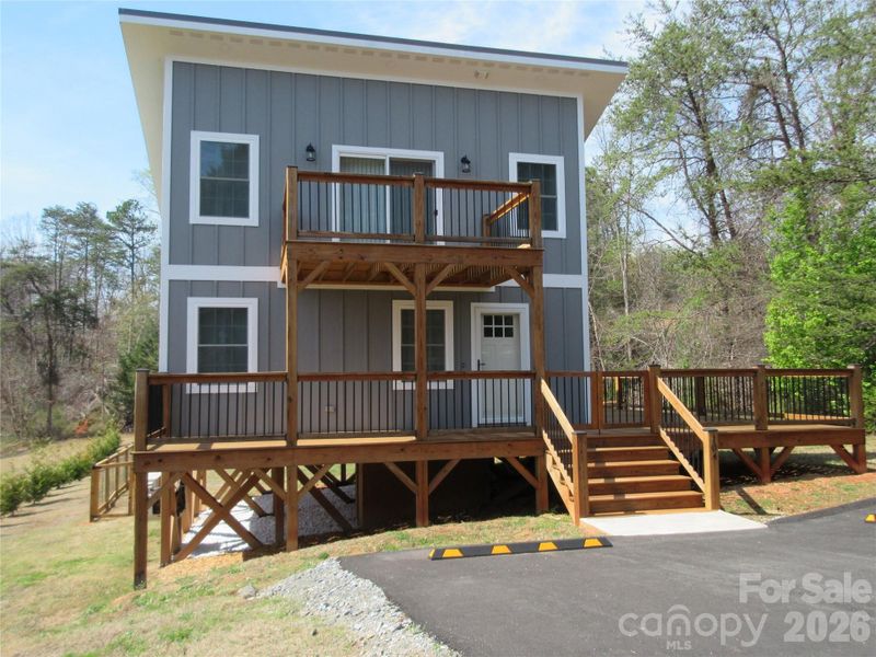 Exterior details and patio area of a home in , Rutherfordton (Image 3).