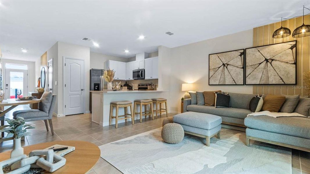 Furnished interior view inside a new home in , Land O' Lakes (Image 12).