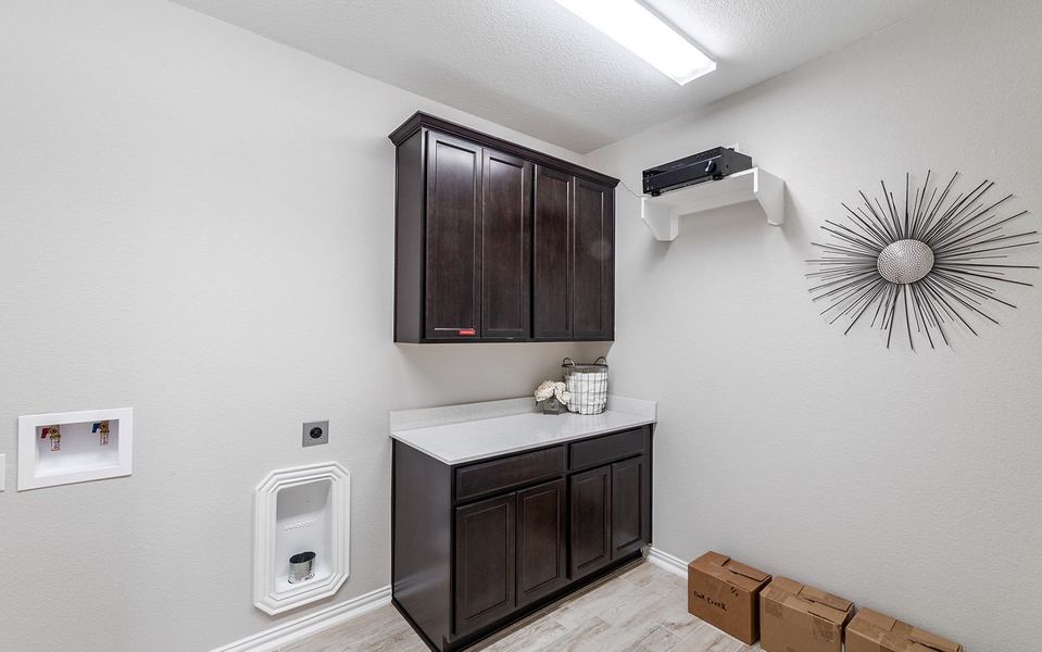 Representative furnished interior of a home built from the Snowmass by CastleRock Communities in Sanctuary, Salado (Image 6).