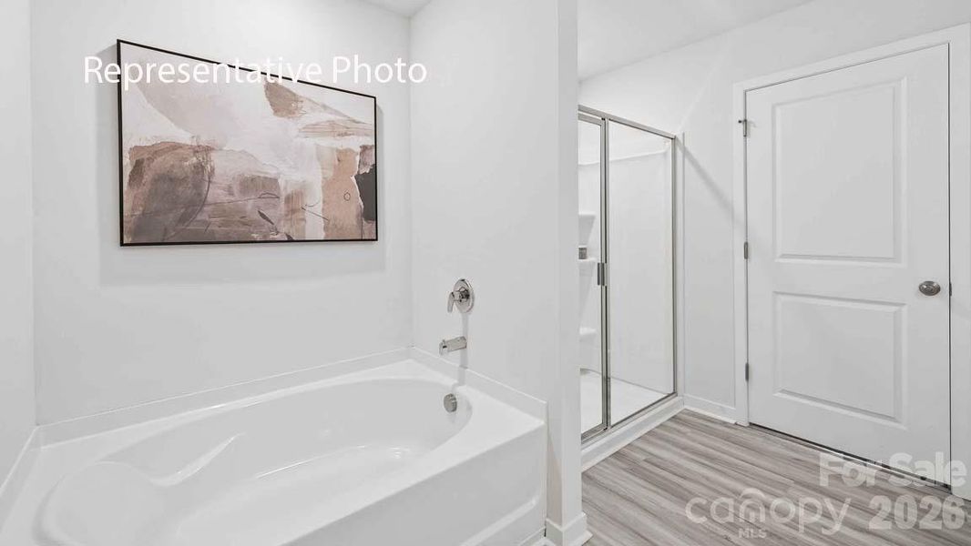 Furnished interior view inside a new home in Sonoma Hills, Charlotte (Image 15).