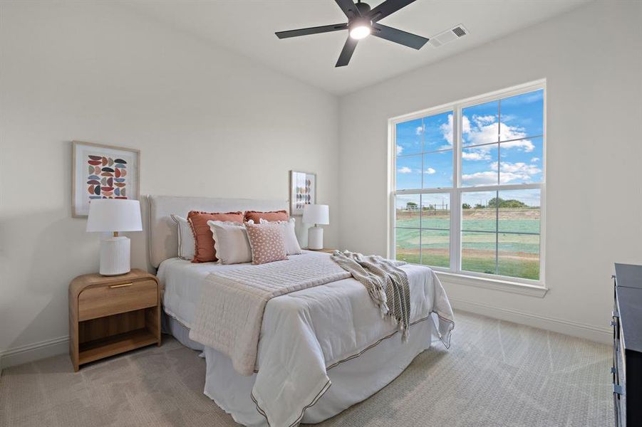 Furnished interior view inside a new home in , Rhome (Image 19).