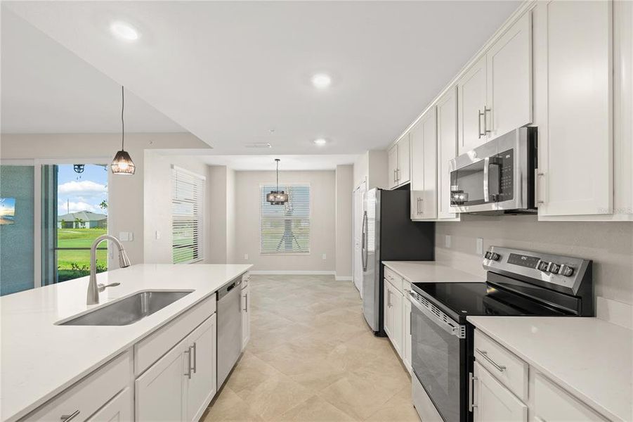 Furnished interior view inside a new home in Calusa Country Club, Lakewood Ranch (Image 12).