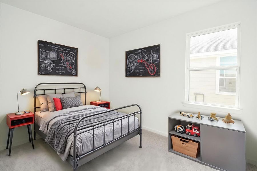 VIRTUALLY STAGED BEDROOM 4 AS A PRETEEN ROOM