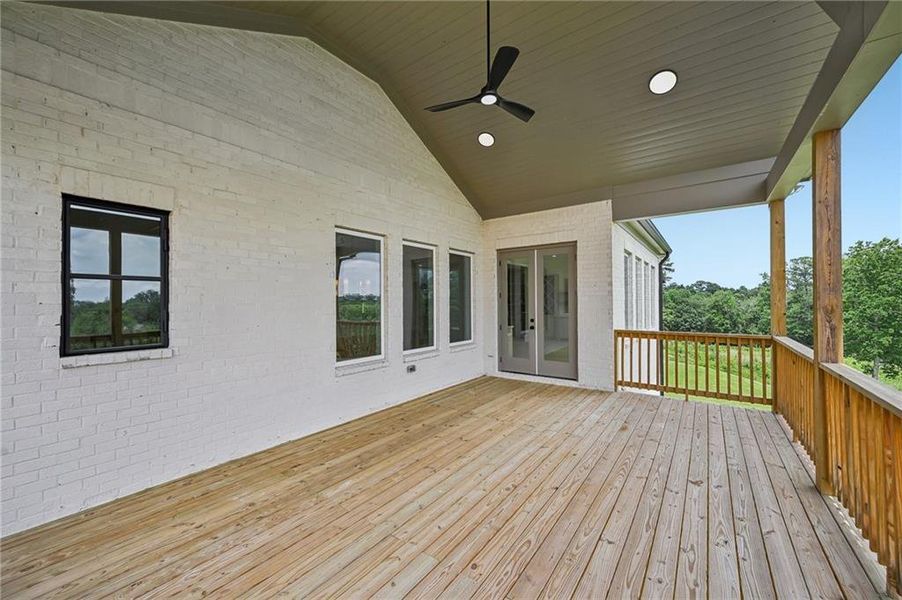 Exterior details and patio area of a home in , Buford (Image 4).