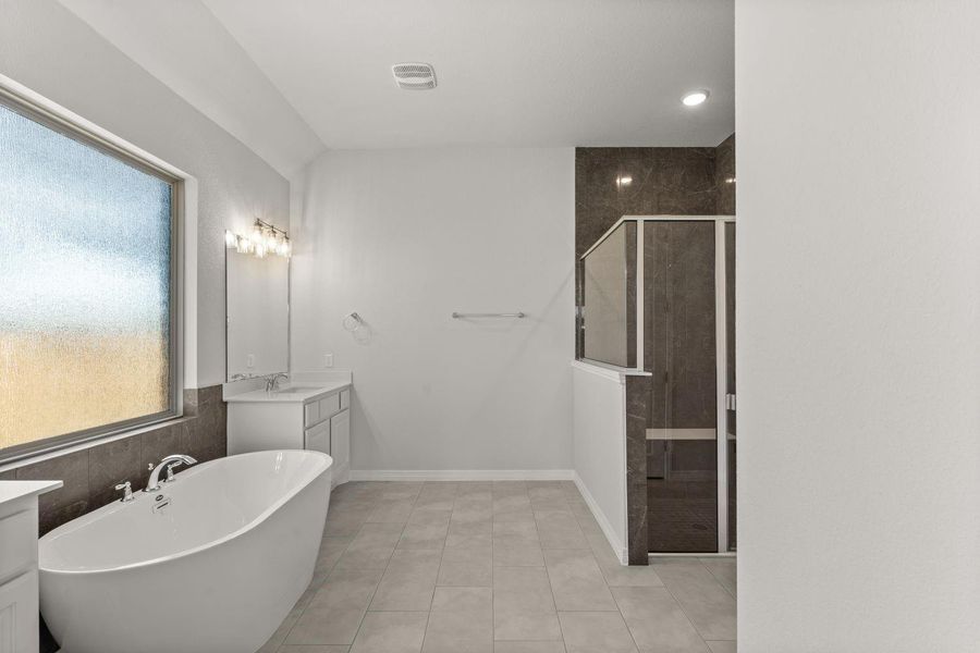 Primary Bath with large soaking tub