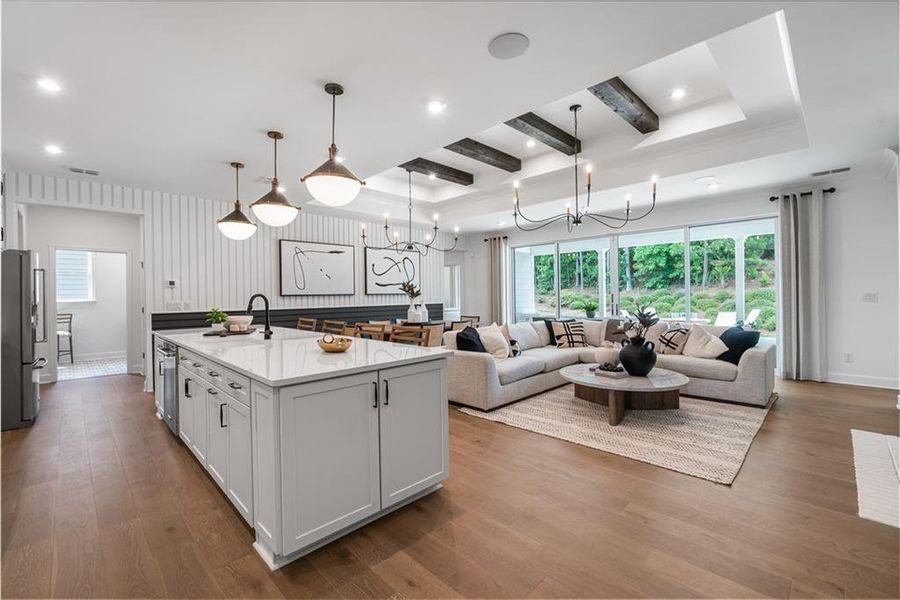 Furnished interior view inside a new home in Del Webb at Lake Oconee, Greensboro (Image 4).