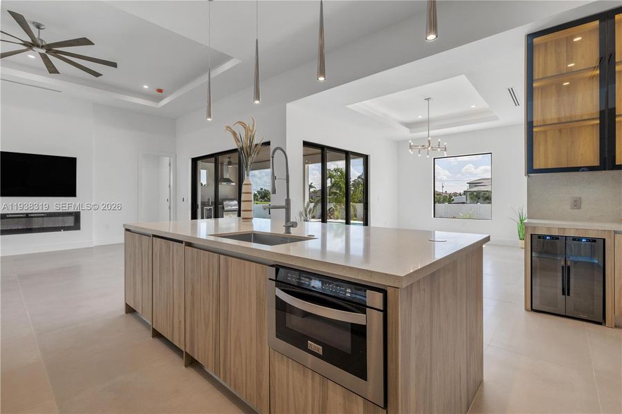 The STUNNING KITCHEN is both BEAUTIFUL and FUNCTIONAL