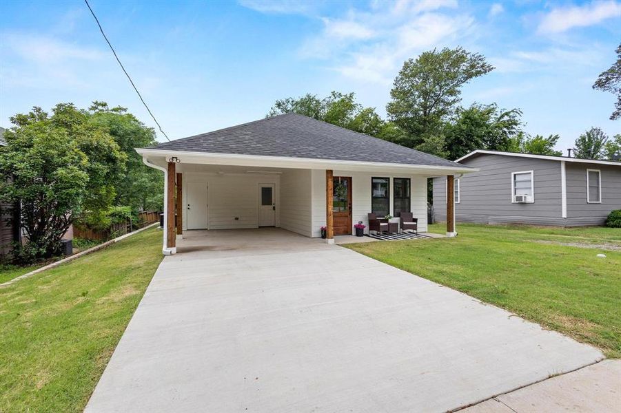 Front exterior of a new home in , Wolfe City, TX, highlighting curb appeal (Image 23). Front exterior of a new home in , Wolfe City, TX, highlighting curb appeal (Image 23).